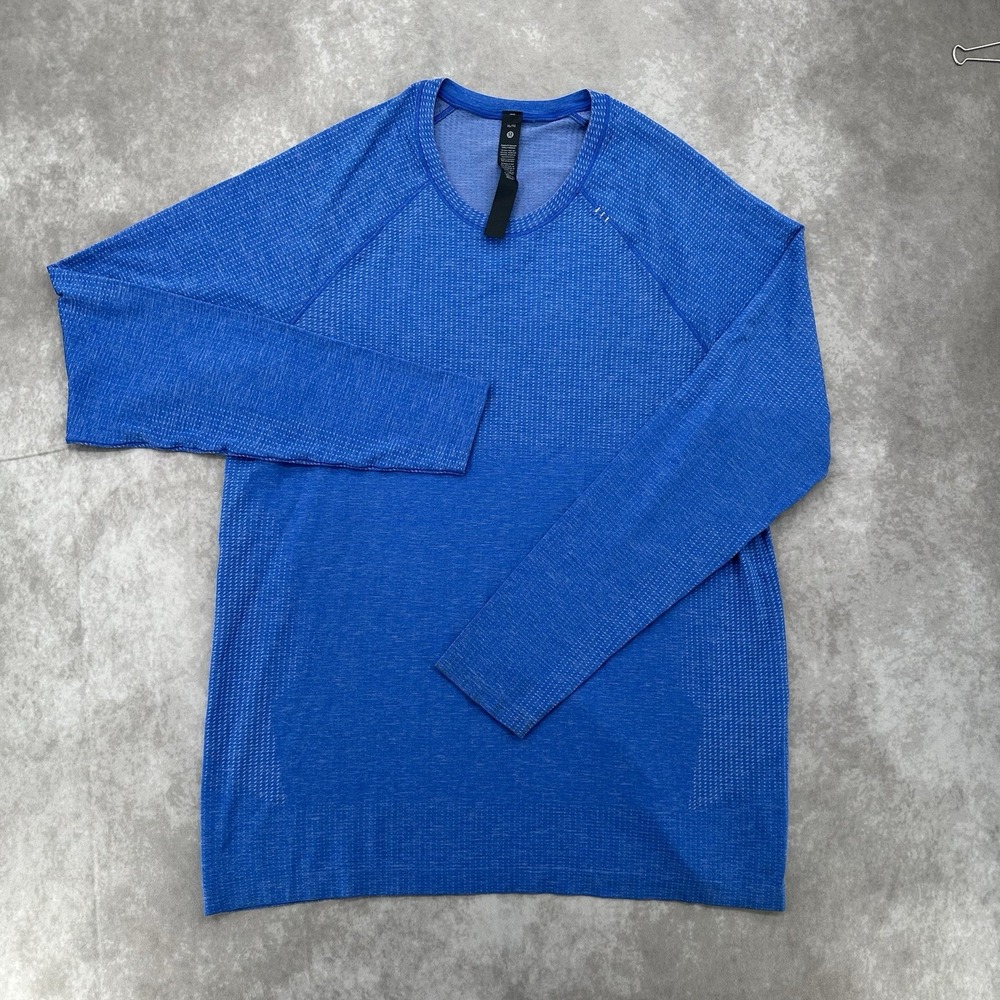 NWT Lululemon Metal Vent Tech Long Sleeve Shirt XL Blue Athletic